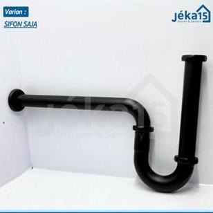 SIFON LEHER ANGSA WASTAFEL HITAM | AFUR WASTAFEL Doff