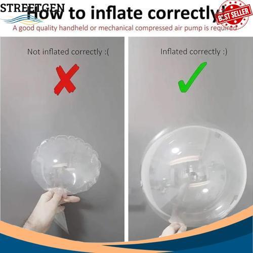 ( PACK ISI 50 ) balon bobo pvc 18 inch / balon transparan / balon bening  Baru