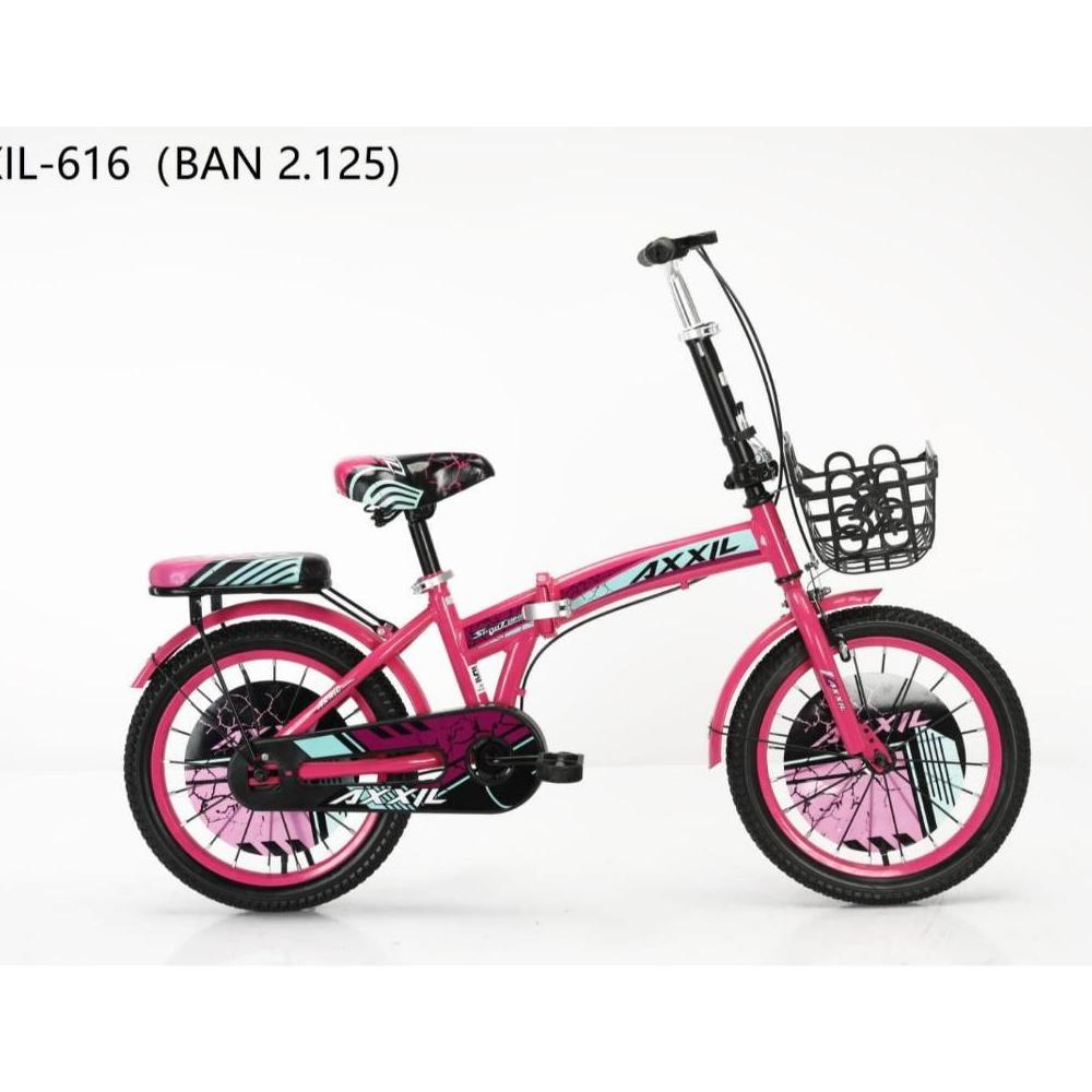 Sepeda Lipat Anak 16 Inch 18 Inch Cowok Cewek PROMO MURAH Portable Praktis