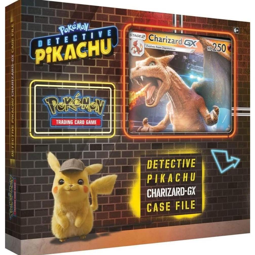 Pokemon TCG: Detective Pikachu Charizard-Gx Case File, Multicolor