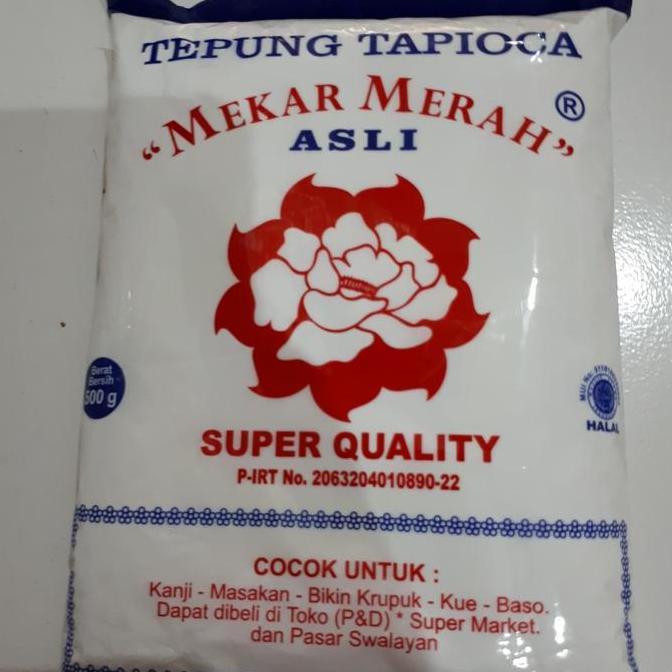 Tepung Tapioka Mekar Merah 500g murah