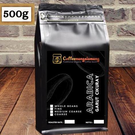 Ready KOPI ARABIKA GARUT CIKURAY 500g PREMIUM - (Biji/Giling)