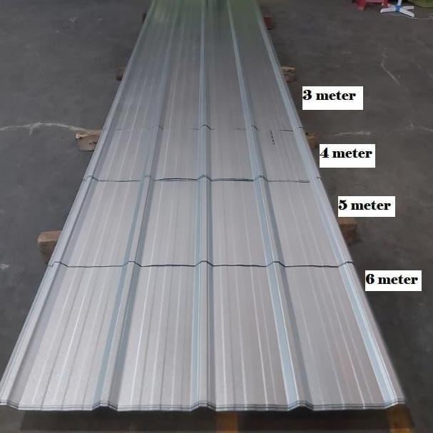 Atap Spandek 0.35 mm x 4 mtr Galvalum Zincalum SUPRADEK SNI Tipe 1060