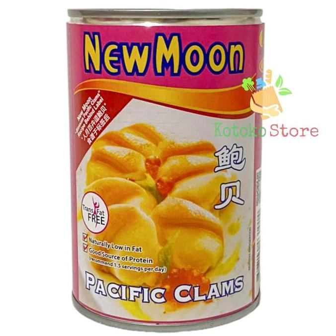 New Moon Pacific Clams Abalone / New Moon Baby Abalone 425gr murah