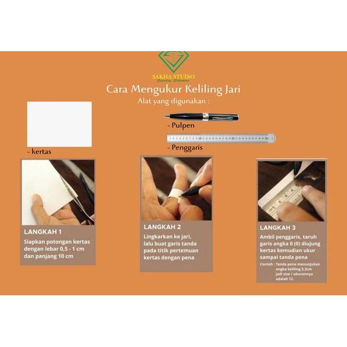 Cincin Tunangan Kawin Silver 925