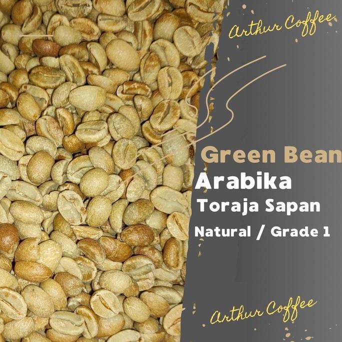 Ready Green bean / biji kopi arabika Toraja Sapan - Natural TERMURAH