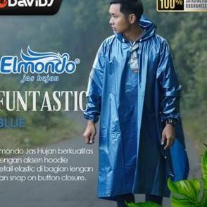 ASLI Jas Hujan Dewasa Pria Wanita Tebal Jaz Ujan Ponco Terusan Batman Elmondo 703 READY STOCK