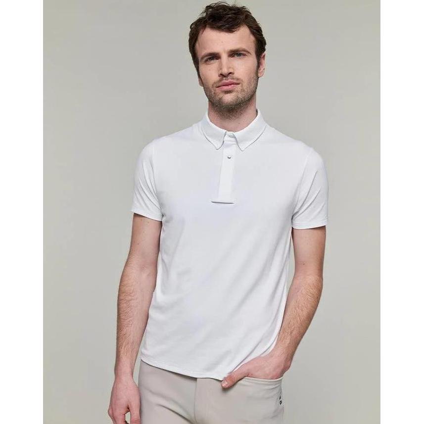 ORIGINAL Dada Sport Blue Short-sved competition equestrian polo READY STOCK