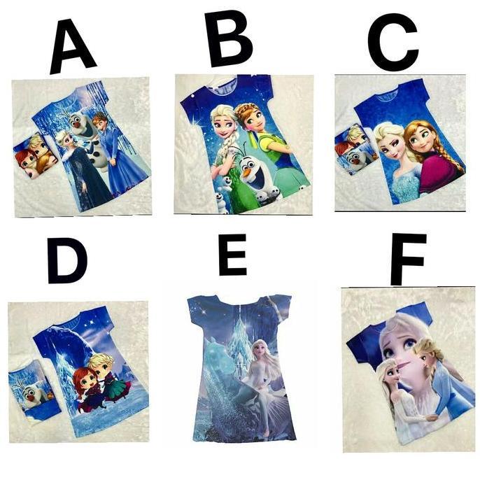 ORIGINAL Baju Frozen / Dress Baju Frozen / Pakaian Frozen READY STOCK