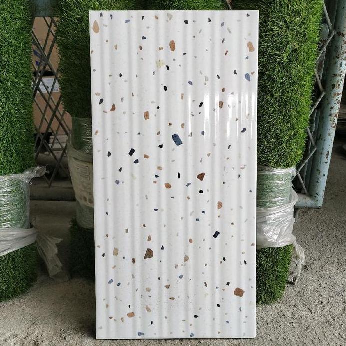 KERAMIK 30X60 TERASO / TERAZO GLOSSY PIXIE LAURYN / KERAMIK CAFE / KERAMIK HOTEL CUTTING GRANIT DIPA