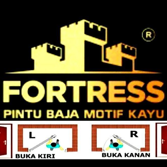 PINTU BAJA FORTRESS 90.10 / PINTU RUMAH / PINTU BAJA MOTIF KAYU 90 CM