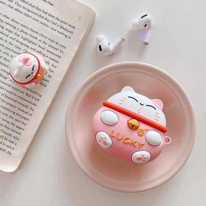 LUCKY CAT SERIES - Airpods Case Lucky Cat Gen 1 2 3 PRO