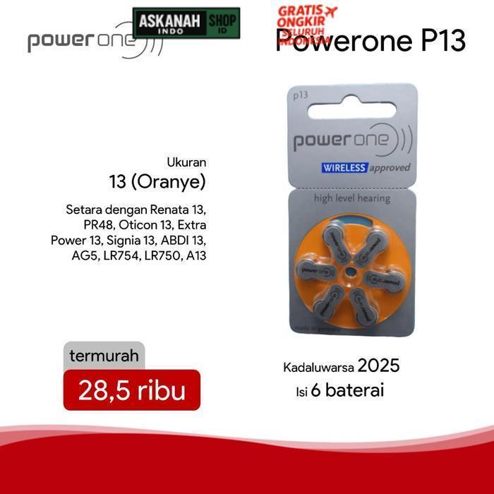 Exclusive Baterai Alat Bantu Dengar Powerone / Signia 13