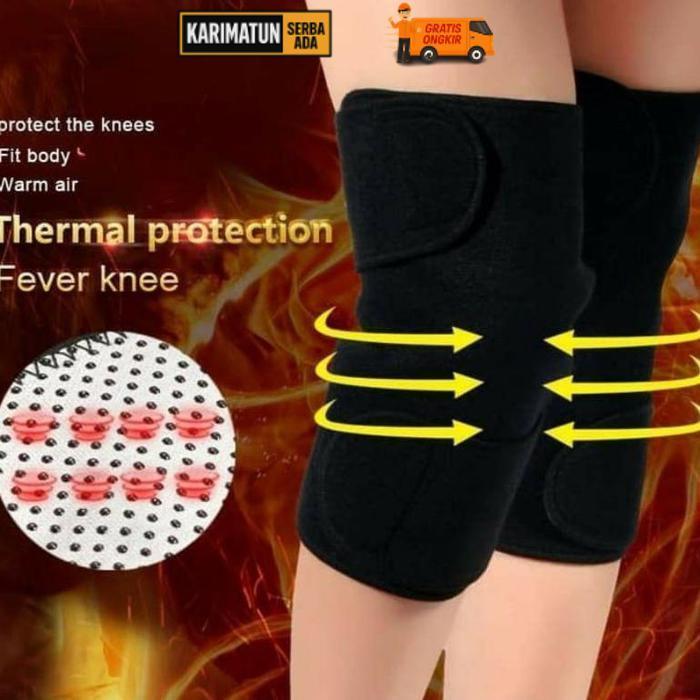 New Deker Lutut Sabuk Terapi Pemanas Magnetik Alat Kesehatan Kaki