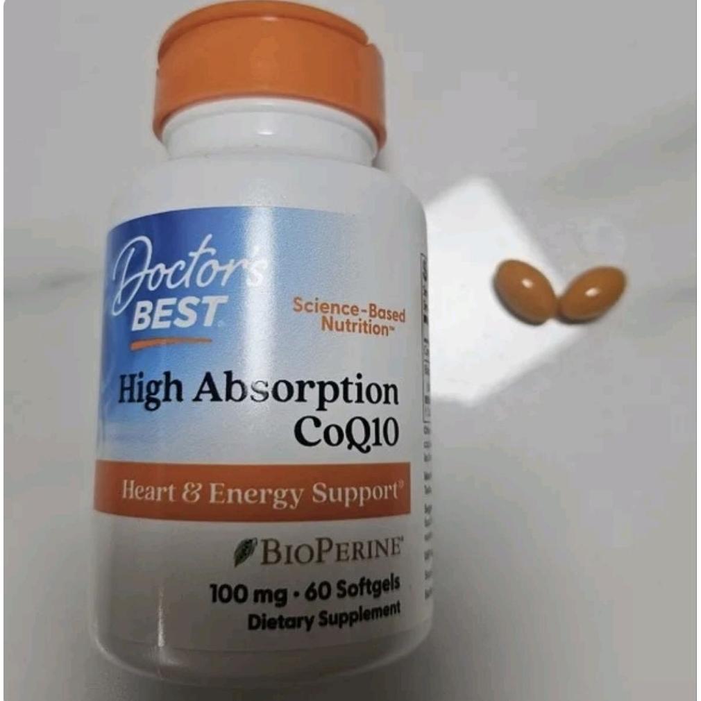 Doctor'S Best High Absorption Coq10 Bioperine120 Softgels Coenzyme Original