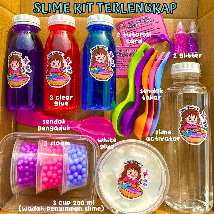 SLIME KIT TERLENGKAP BY SLIME_BINTARO || SLIME KIT TERMURAH || SLIME KIT LUCU || SLIME || BIKIN SLIM