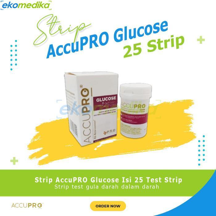 Strip AccuPRO Kolesterol / Gula Darah / Hemoglobin / Asam Urat Accupro