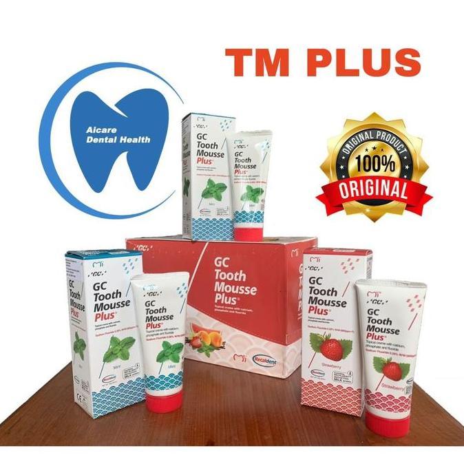 NEW GC TOOTH MOUSSE PLUS TERBARU UNTUK USIA 6 TAHUN KEATAS - GC TOOTHMOUSSE DEWASA BEST