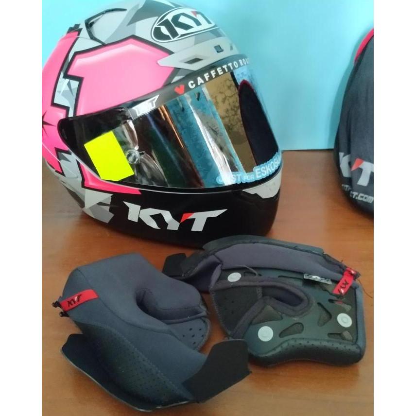 ORIGINAL kyt busa pipi cheek pad helm nx race ukuran s READY STOCK