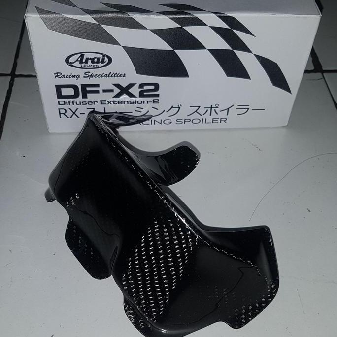 ASLI Spoiler Arai Rx7x Spoiler DF X2 Arai Carbon Kevlar racing spoiler arai READY STOCK