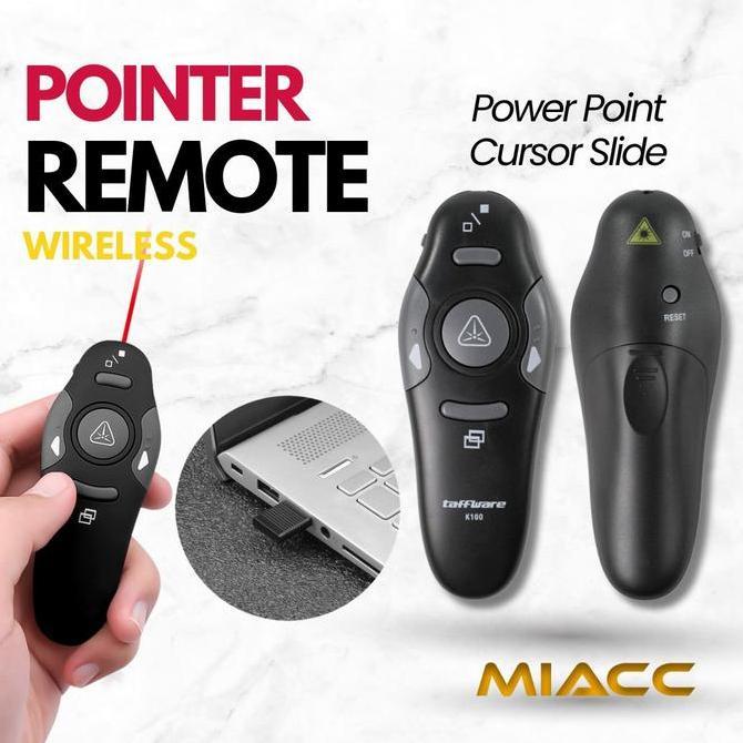 Laser Pointer Wireless Presenter Presentasi Power Point Remote Control BIM
