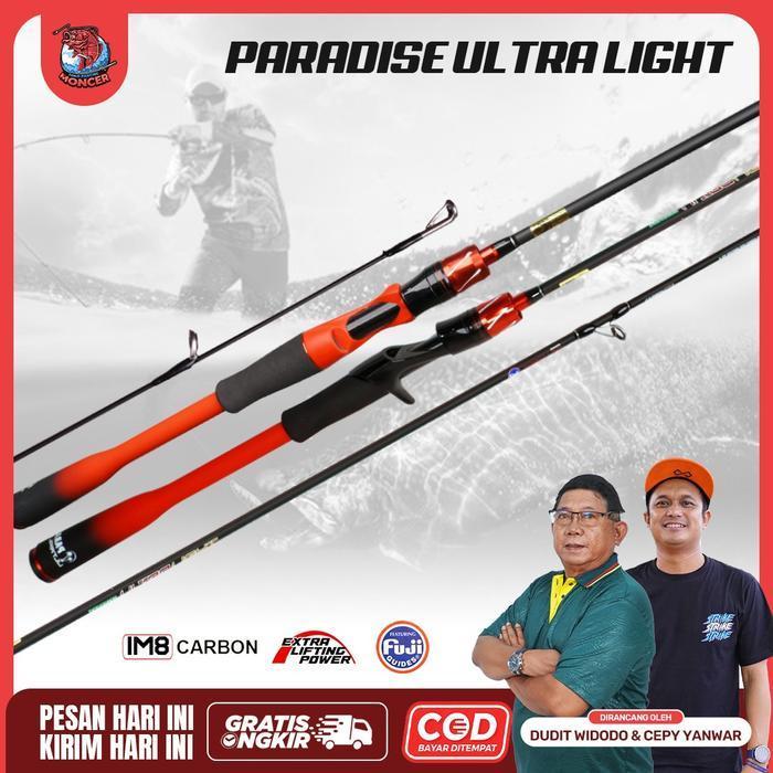Joran Paradise Ultra Light Ul | Carbon Solid Im8 Ring Fuji Handle Japan Style 198Cm & 204Cm Garansi 