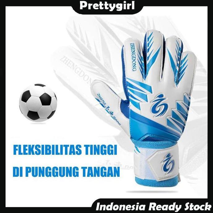 READY STOCKSarung Tangan Kiper Glove / Goalkeeper Glove / Sarung Tangan Sepak Bola - Anak / Dewasa /