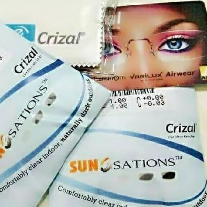 Lensa Essilor SV Sunsation 1.56 Grey Promo