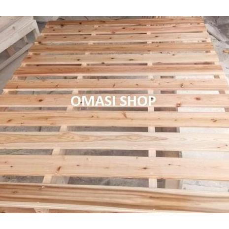 OMASI-PALET Kayu/PALET ALAS TEMPAT TIDUR/Dipan, Bahan Kayu Jati Belanda  Furniture