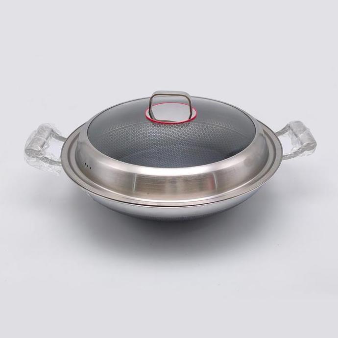 Murah Wajan Wok Anti Lengket Koyle Stainless Steel 316L Medical Grade Ky19842