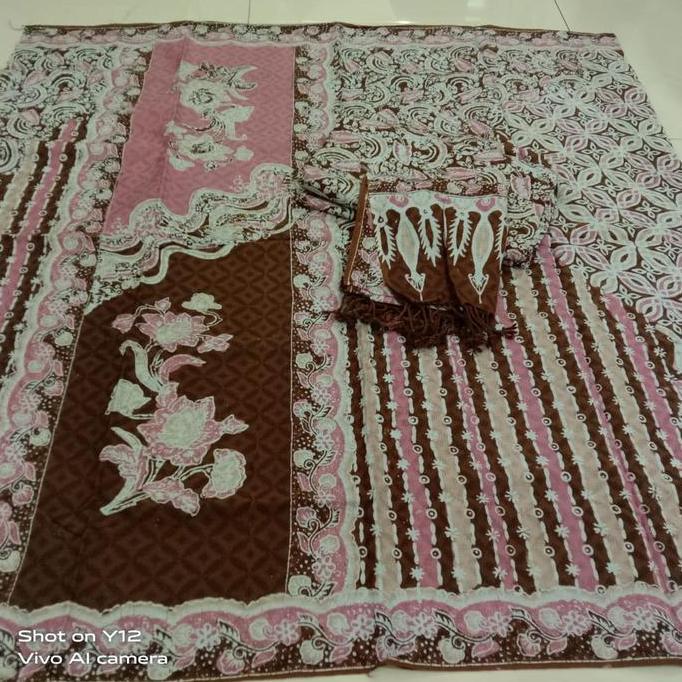 KAIN BATIK CIREBON TRUSMI BATIK FARIZA DOBBY CAP TULIS SARIMBIT COUPLE