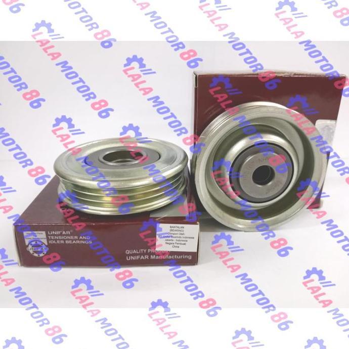TENSIONER BEARING MITSUBISHI MAVEN APV AC PULLY VANBELT UNIFAR READY