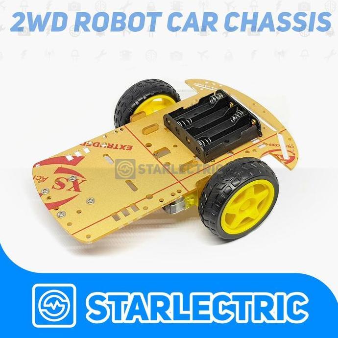 Chasis Mobil Robot 2wd 2 wd Smart Car Robot Chasis Frame Robot