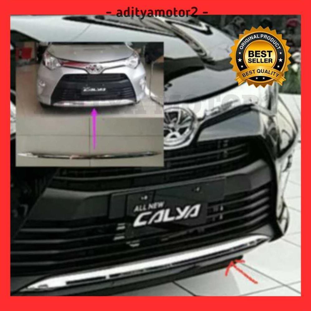 Lis Bemper Calya/List Crhome Bemper Depan Calya /Lis Bemper Calya Original