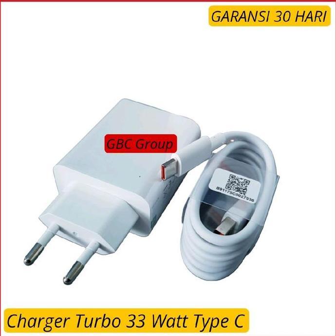 Promo Charger TURBO CHARGE Xiomi Note 9 Casan 33 Watt Turbo Type C Diskon