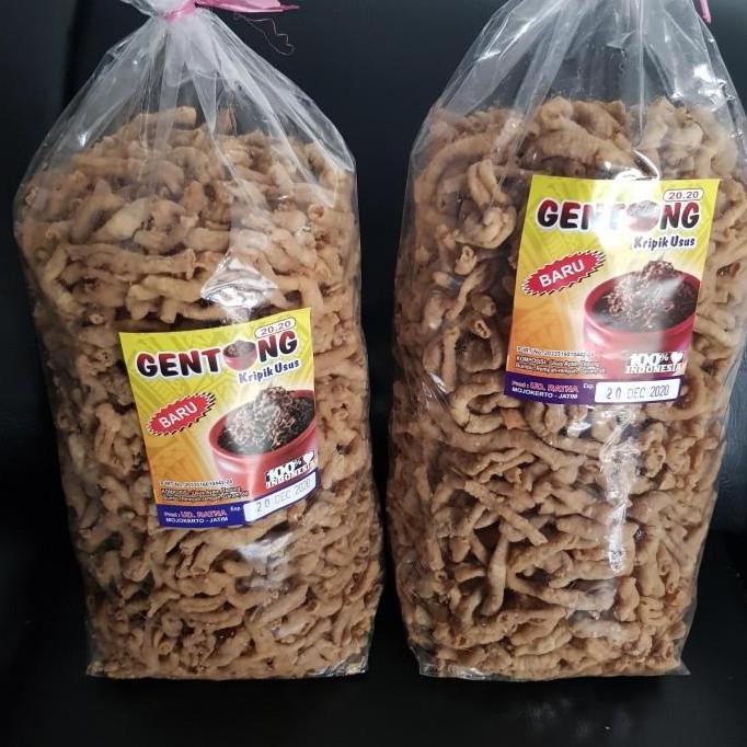 Bestone- Kripik Usus Ayam Cap Gentong Malang Murah 2kg