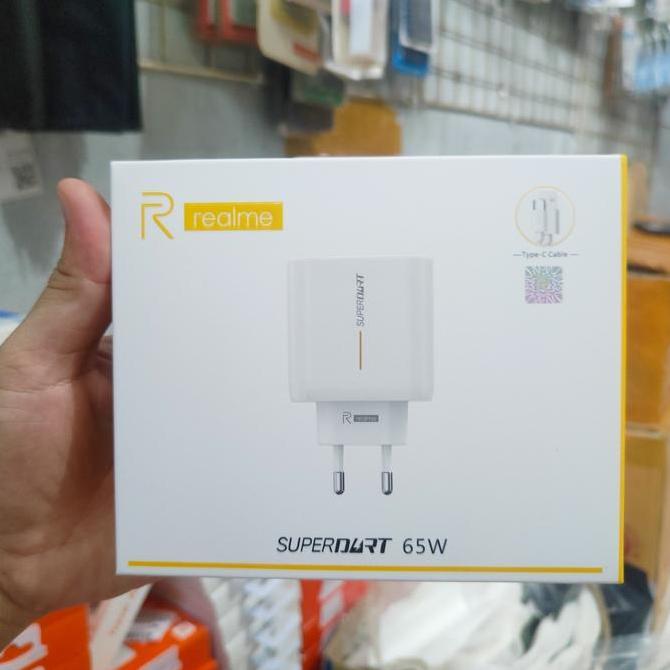 Promo CHARGER REALME 8 / 8 PRO / X50 PRO ORIGINAL 65W SUPERDART USB TYPE C Diskon