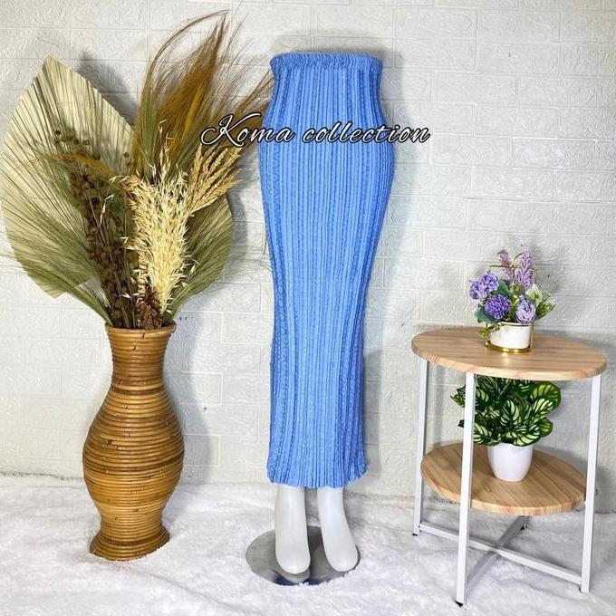 Newgir- Rok Plisket Polos Doby /Rok Plisket Polos Bawahan Kebaya Modern