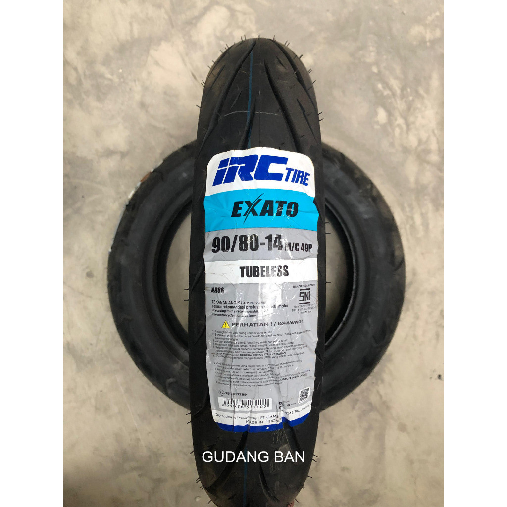 EXATO 90 80 14 IRC NR88 NR 88 motor matic Tubeless