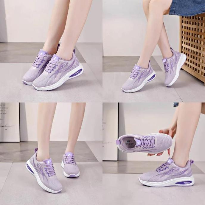 syamdevit.id - lvr dasom free box sepatu sneakers wanita sport shoes trendy premium original lv0677