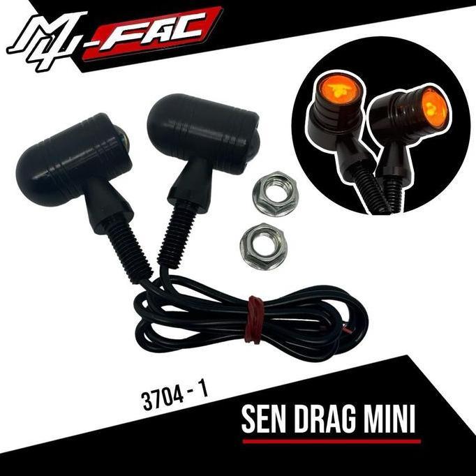 LAMPU SEIN SEN DRAG FULL CNC SUPER TERANG  UNIVERAL MOTOR