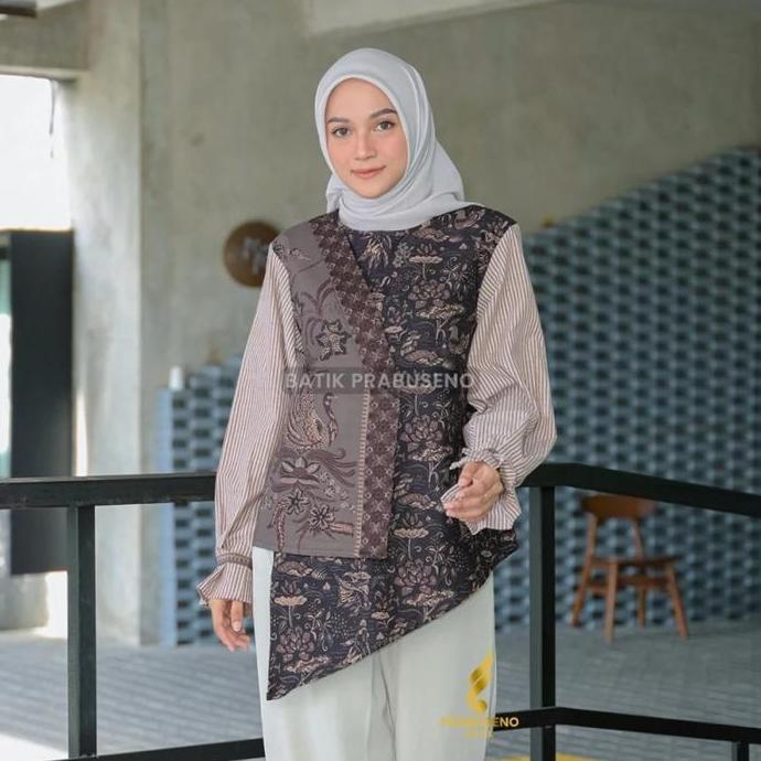 Newrelig- Motif Tunik Rara Batik Prabuseno Rekomendasi Baju Tunik Wanita Prabuseno Premium Modern Ka