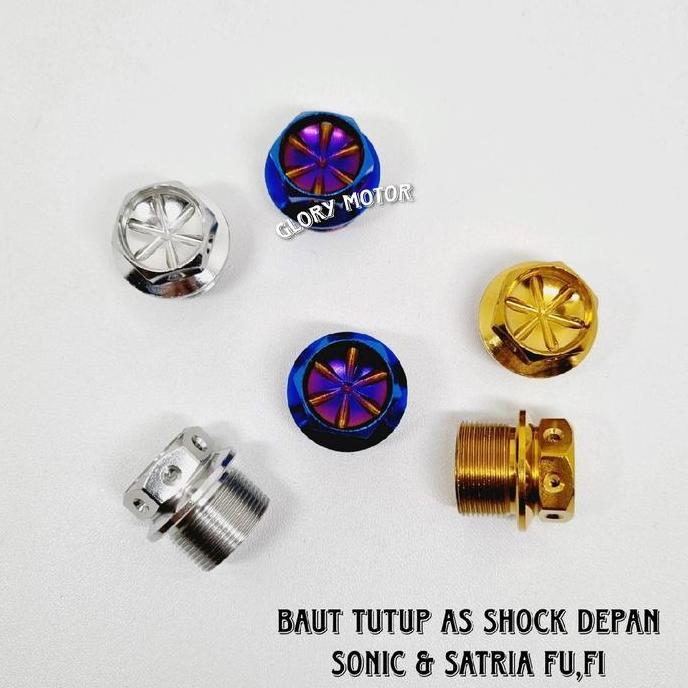 Baut Shock As 26 / Baut Tutup Batang As Shock Depan Sonic150 Satria Fu Satria Fi Pnp