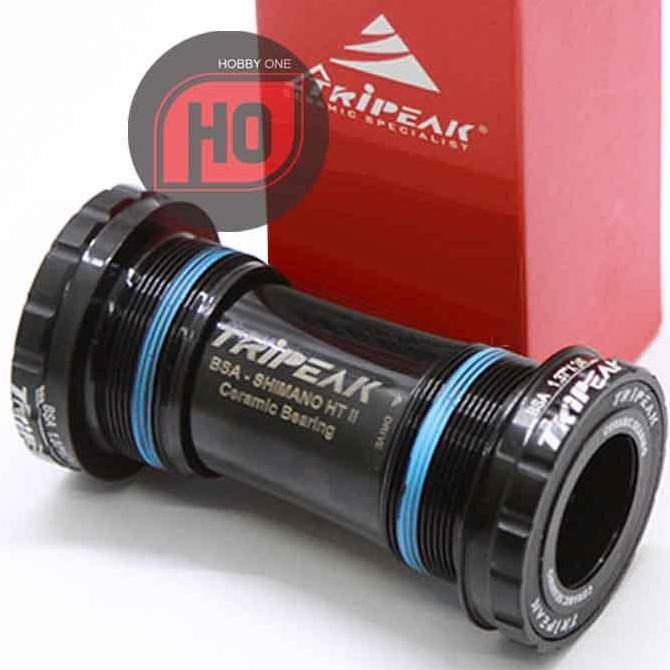Promo TRIPEAK BB BSA CERAMIC Shimano HT2 Road Bottom Bracket BLACK Diskon