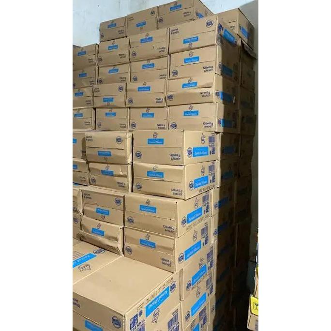 Frisian Flag Susu Kental Manis Putih Sachet 1 Dus Coklat