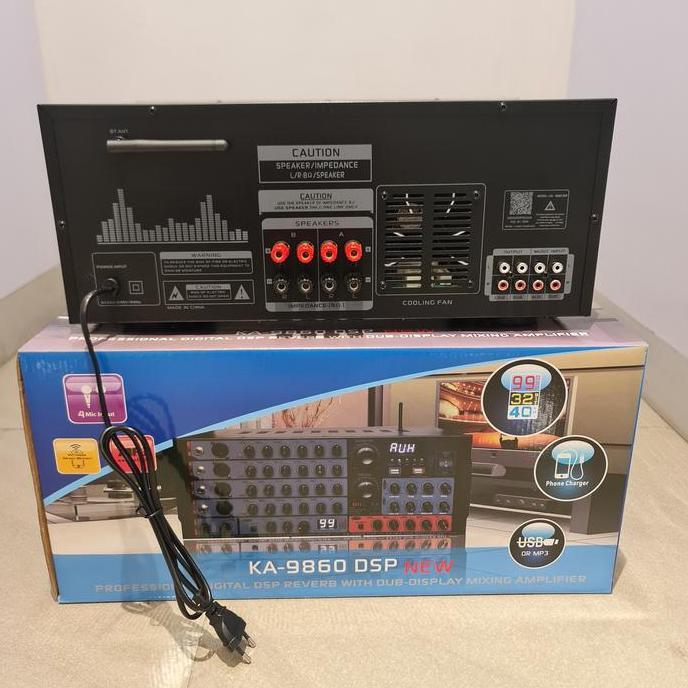 Kick_Doller - Power Amplifier Megavox Ka-995 Dsp Usb Sd Plus Prosesor