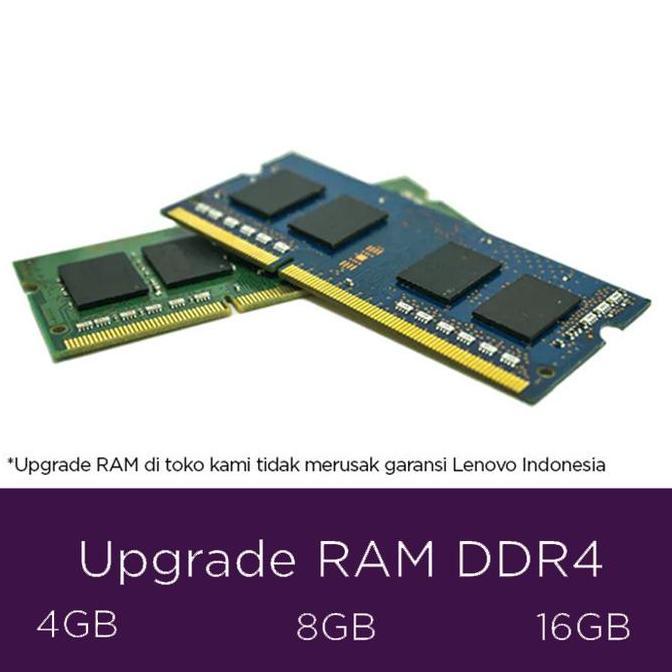 UPGRADE RAM 4GB, 8GB, 16GB
