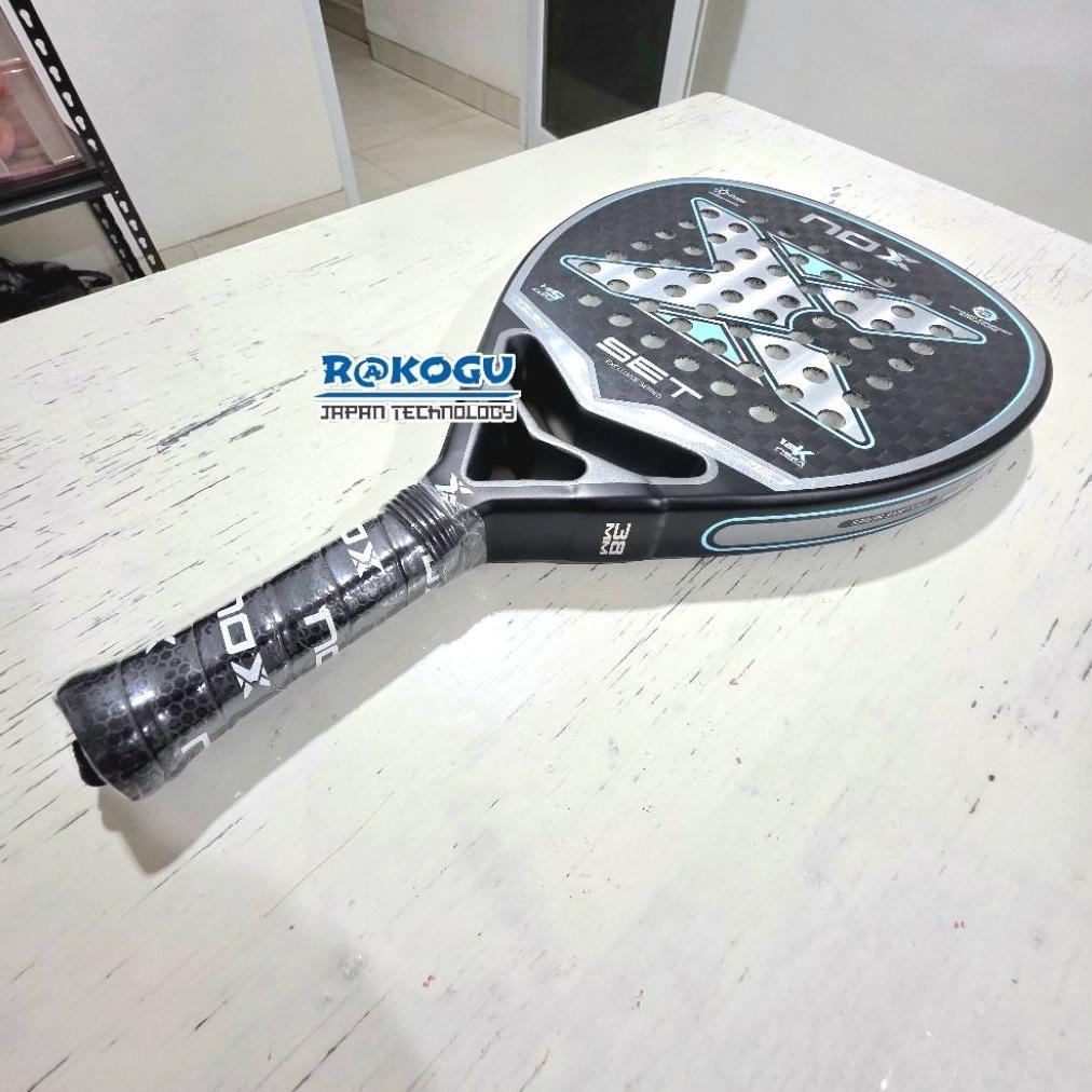 Padel Racket Diamond Nox Set Exclusive Series 12K Fiber Carbon Rough Surface Raket Carbon Frame