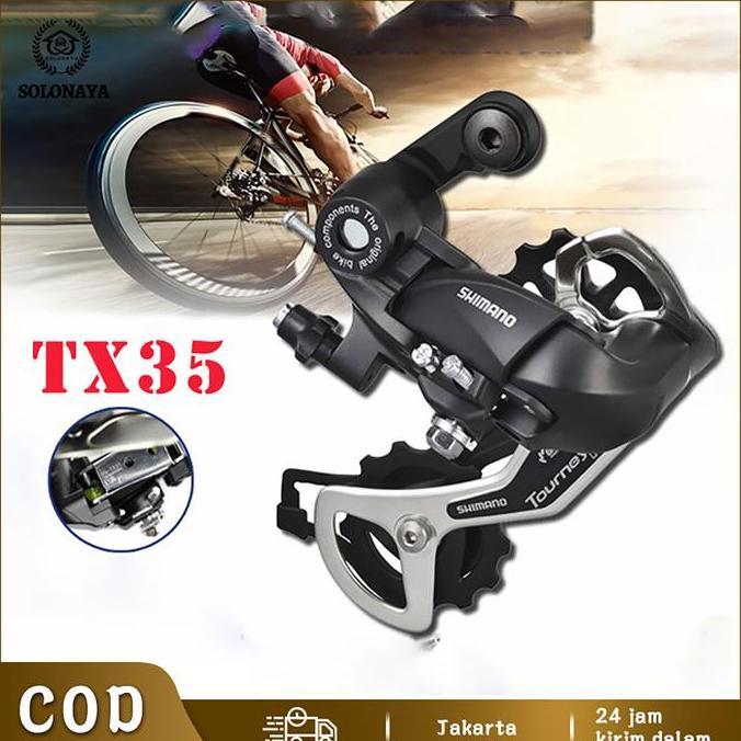 Promo RD Shimano M310 M370 TY300 TX35 Tourney 6/7/8 Speed Rear Derailleur TX 35 Sepeda Lipat MTB Roa