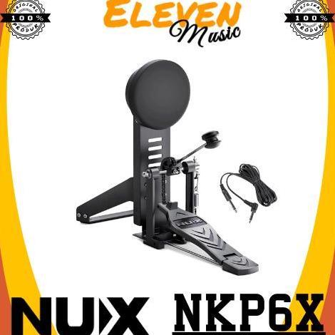 NUX KICKPAD DRUM NKP6X WITH PEDAL SINGLE NUX PEDAL KICK PAD SET NUX NKP-6X ORIGINAL ORIGINAL DAN TER
